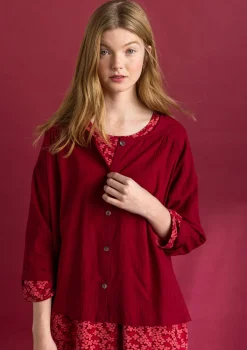 Gudrun Sjödén Bluse „Hedda“ aus Bio-Baumwollgewebe