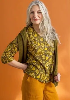 Gudrun Sjödén Bluse „Hedda“ aus Bio-Baumwollgewebe