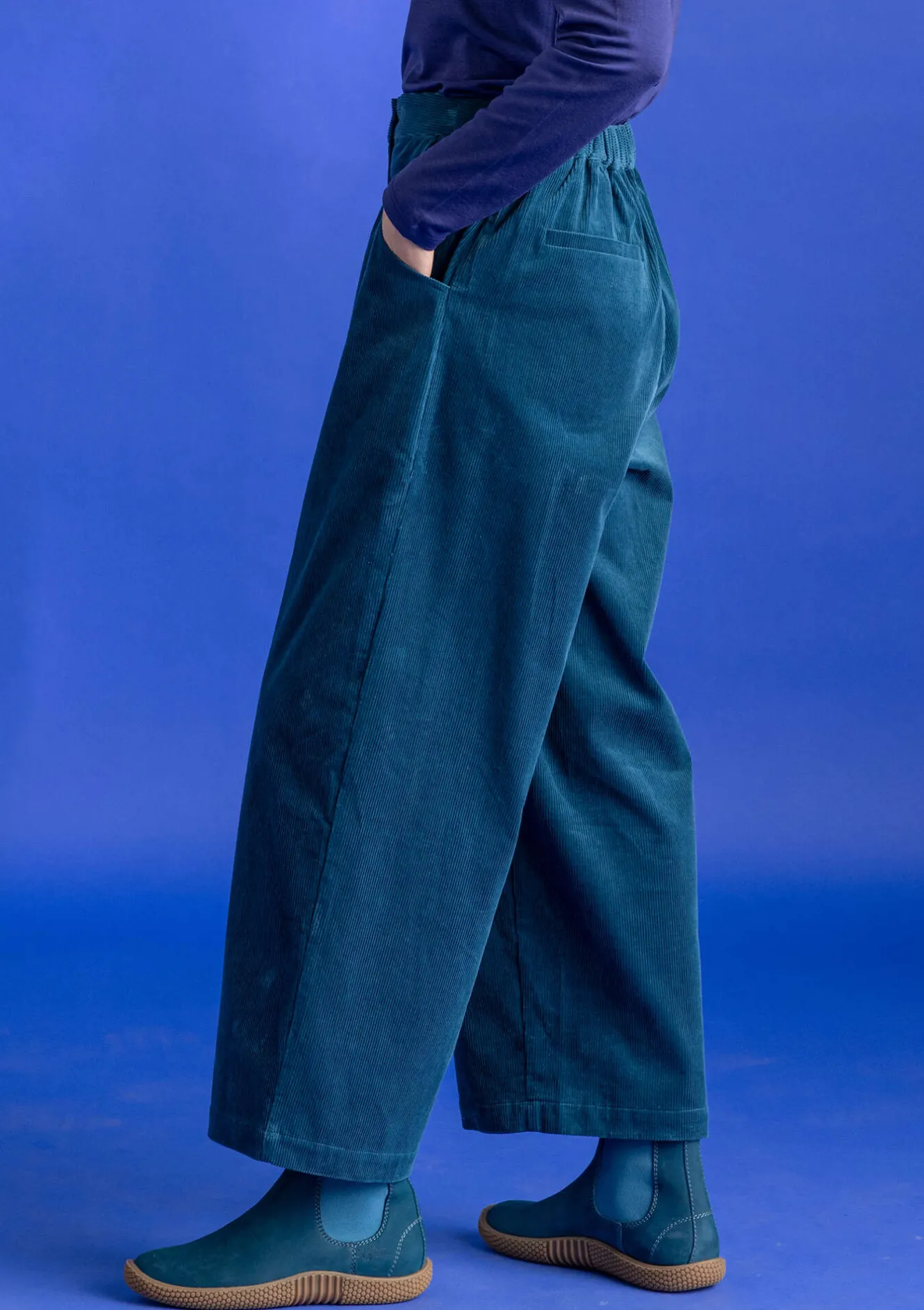 Gudrun Sjödén Cordhose aus Bio-Baumwolle/Elasthan