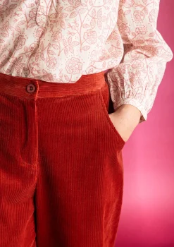 Gudrun Sjödén Cordhose aus Bio-Baumwolle/Elasthan