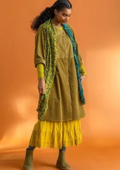 Gudrun Sjödén Cordkleid aus Bio-Baumwolle/Elasthan
