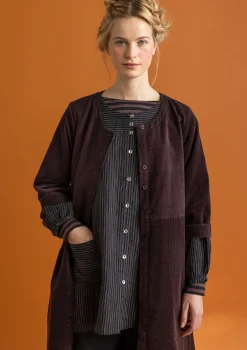 Gudrun Sjödén Cordkleid aus Bio-Baumwolle/Elasthan