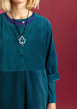 Gudrun Sjödén Cordkleid aus Bio-Baumwolle/Elasthan