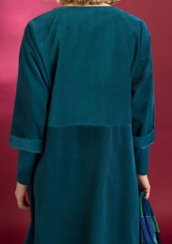 Gudrun Sjödén Cordkleid aus Bio-Baumwolle/Elasthan