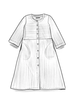Gudrun Sjödén Cordkleid aus Bio-Baumwolle/Elasthan