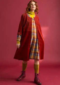 Gudrun Sjödén Cordkleid aus Bio-Baumwolle/Elasthan