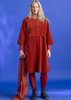 Gudrun Sjödén Cordkleid aus Bio-Baumwolle/Elasthan
