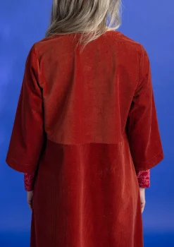 Gudrun Sjödén Cordkleid aus Bio-Baumwolle/Elasthan