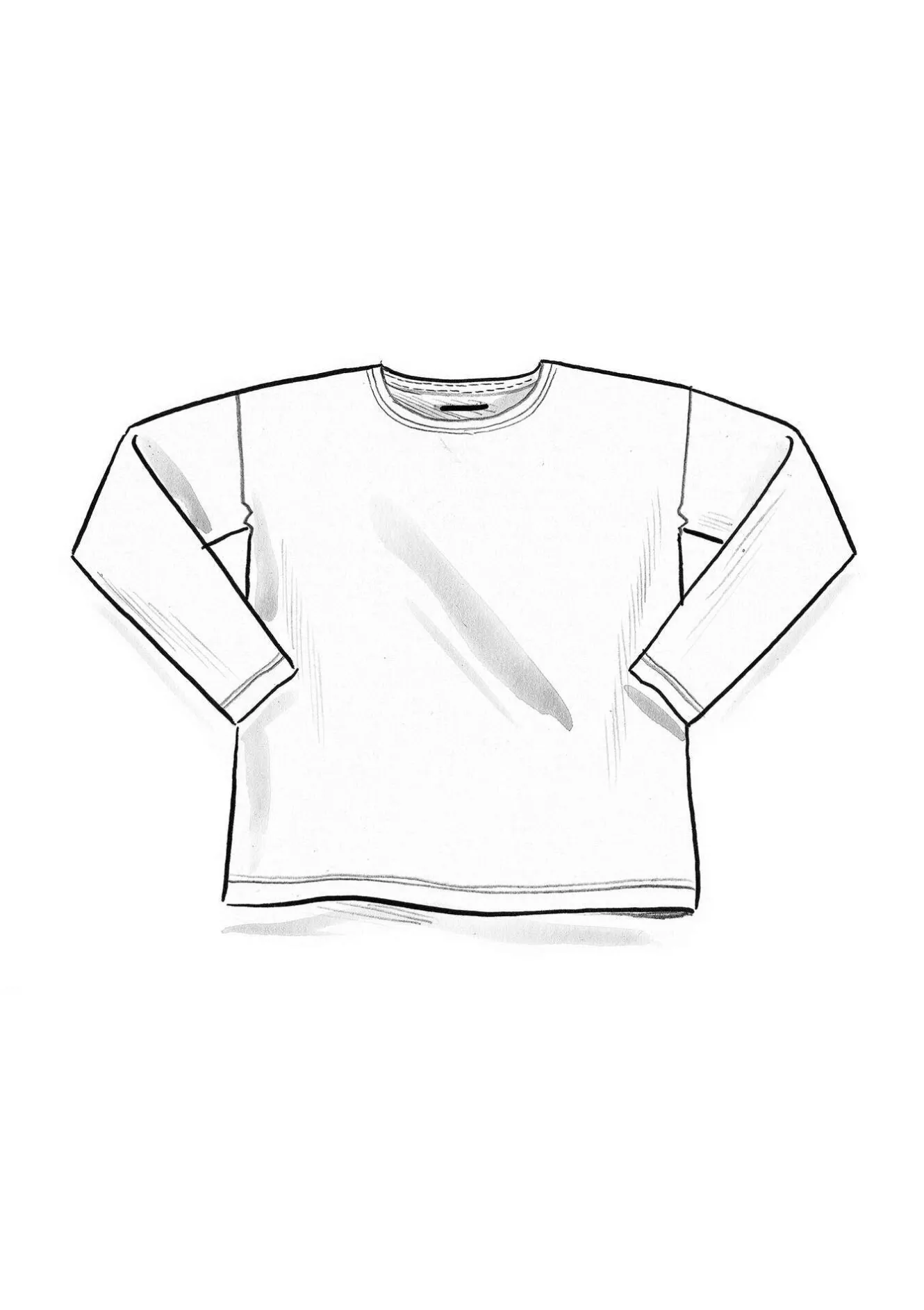 Gudrun Sjödén Einfarbiges Shirt aus Bio-Baumwolle