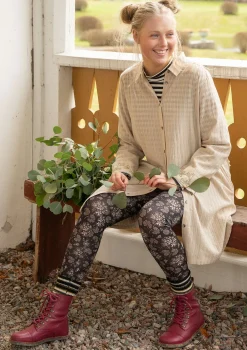 Gudrun Sjödén Hemdblusenkleid „Värmland“ aus Bio-Baumwollgewebe