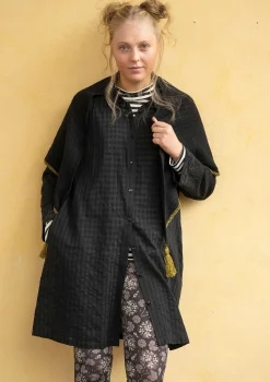 Gudrun Sjödén Hemdblusenkleid „Värmland“ aus Bio-Baumwollgewebe