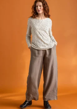 Gudrun Sjödén Hose „Asta“ aus Leinengewebe