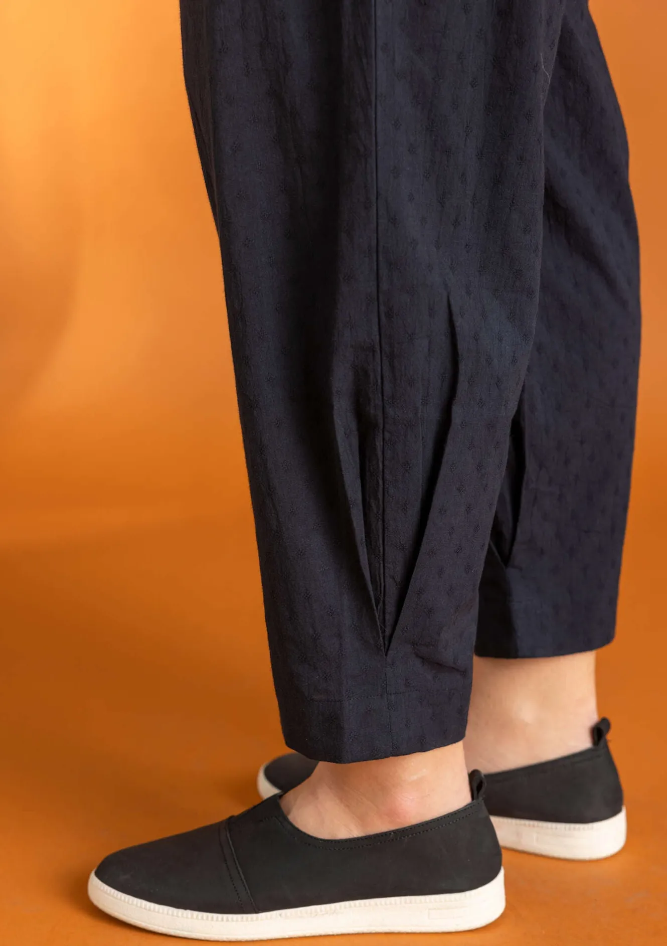Gudrun Sjödén Hose aus Bio-Baumwolldobby