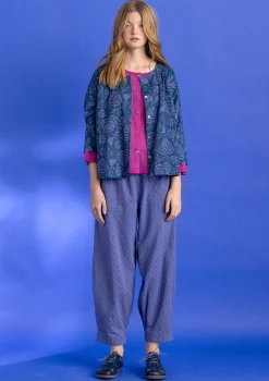 Gudrun Sjödén Hose aus Bio-Baumwolldobby