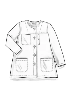 Gudrun Sjödén Jacke aus Leinen/Bio-Baumwolle
