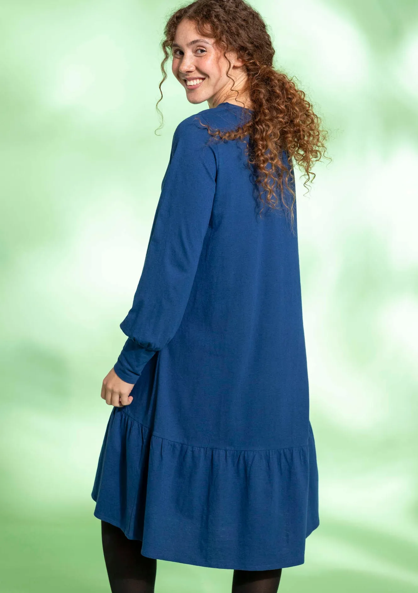 Gudrun Sjödén Jerseykleid aus Bio-Baumwolle/Leinen