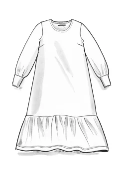 Gudrun Sjödén Jerseykleid aus Bio-Baumwolle/Leinen