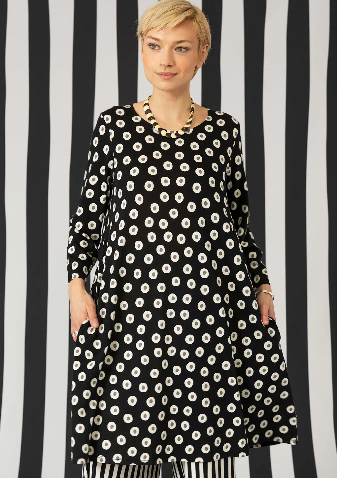 Gudrun Sjödén Jerseykleid „Nicole“ aus Bio-Baumwolle/Modal