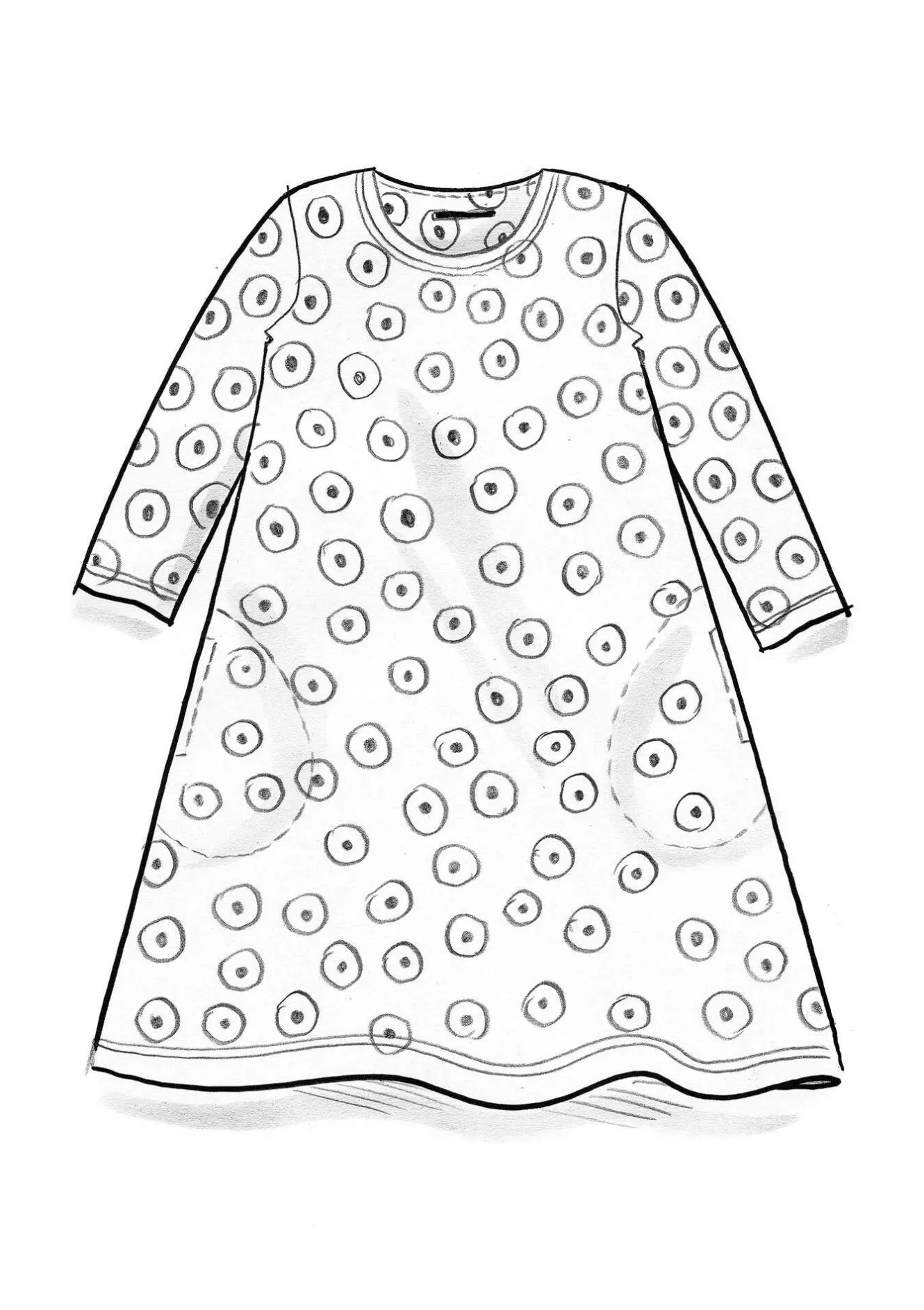 Gudrun Sjödén Jerseykleid „Nicole“ aus Bio-Baumwolle/Modal