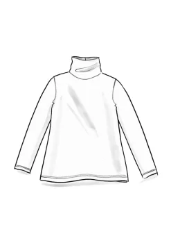 Gudrun Sjödén Jersey-Rollkragenshirt aus Lyocell/Elasthan