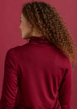 Gudrun Sjödén Jersey-Rollkragenshirt aus Lyocell/Elasthan