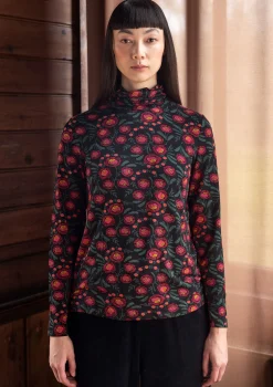 Gudrun Sjödén Jersey-Rollkragenshirt „Dagny“ aus Lyocell/Elasthan