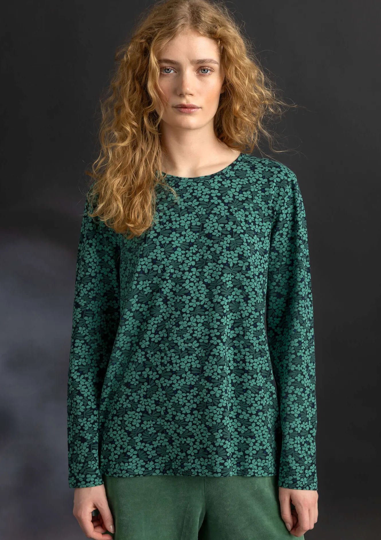 Gudrun Sjödén Jerseyshirt „Ylva“ aus Bio-Baumwolle/Elasthan
