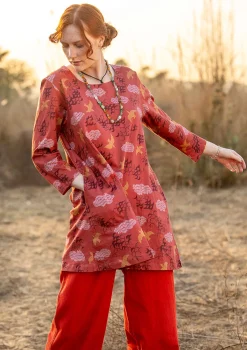 Gudrun Sjödén Jerseytunika „Flyttfågel“ aus Bio-Baumwolle