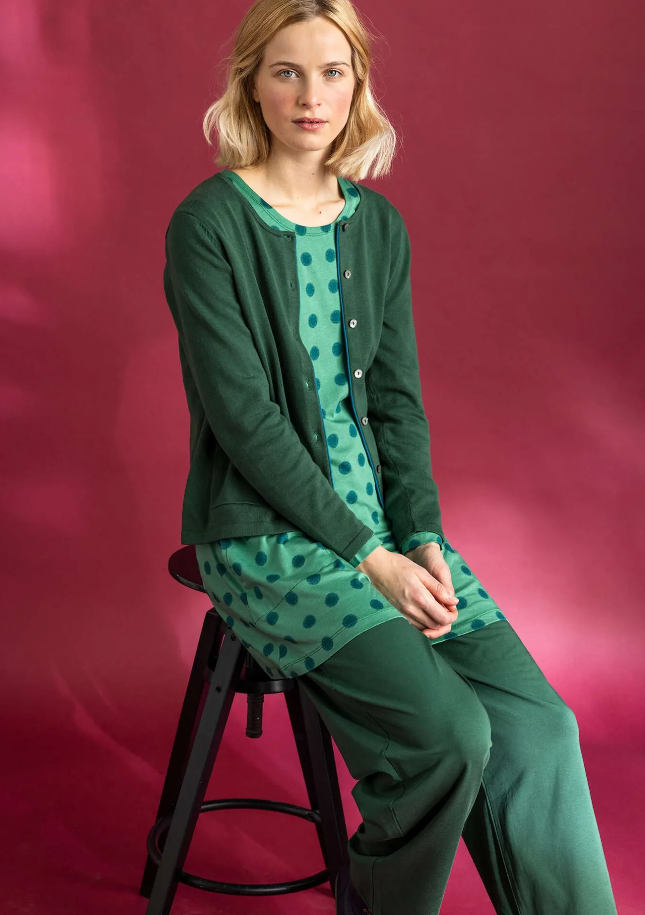 Gudrun Sjödén Jerseytunika „Tyra“ aus Bio-Baumwolle/Modal