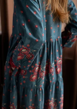 Gudrun Sjödén Kleid „Asta“ aus Bio-Baumwollgewebe