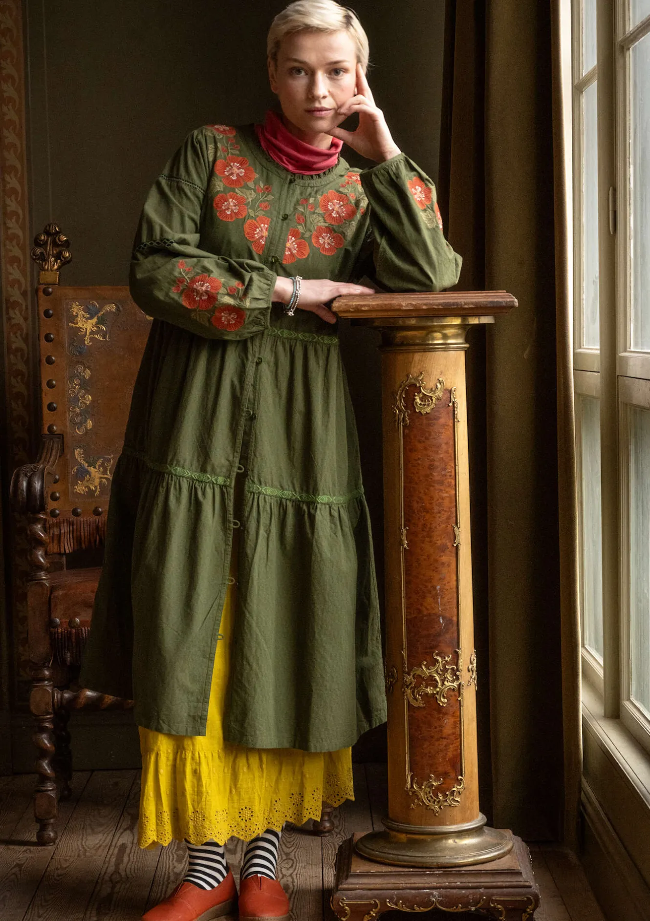 Gudrun Sjödén Kleid „Åland“ aus Bio-Baumwollgewebe