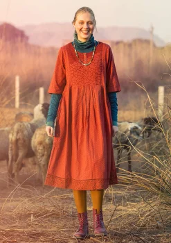 Gudrun Sjödén Kleid „Strandfynd“ aus Bio-Baumwollgewebe