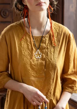 Gudrun Sjödén Kleid „Wanja“ aus Bio-Baumwollgewebe