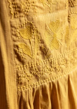 Gudrun Sjödén Kleid „Wanja“ aus Bio-Baumwollgewebe