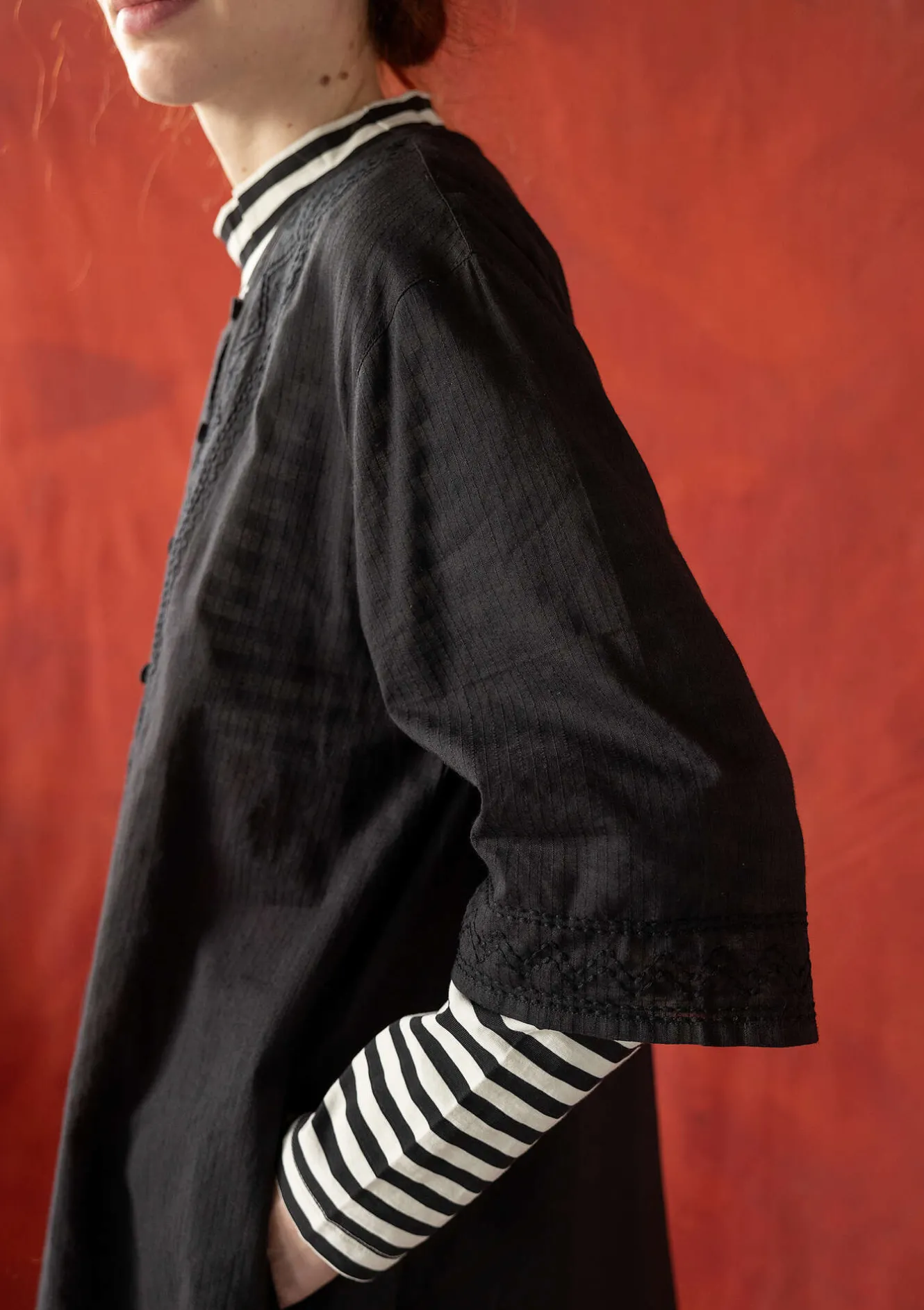 Gudrun Sjödén Kleid „Wanja“ aus Bio-Baumwollgewebe