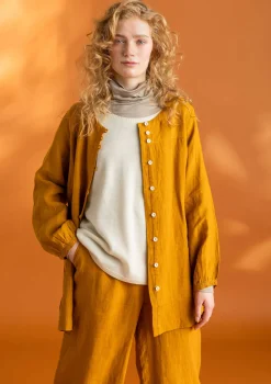 Gudrun Sjödén Künstlerbluse „Asta“ aus Leinengewebe