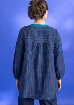 Gudrun Sjödén Künstlerbluse „Asta“ aus Leinengewebe