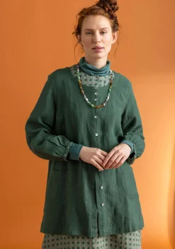 Gudrun Sjödén Künstlerbluse „Asta“ aus Leinengewebe