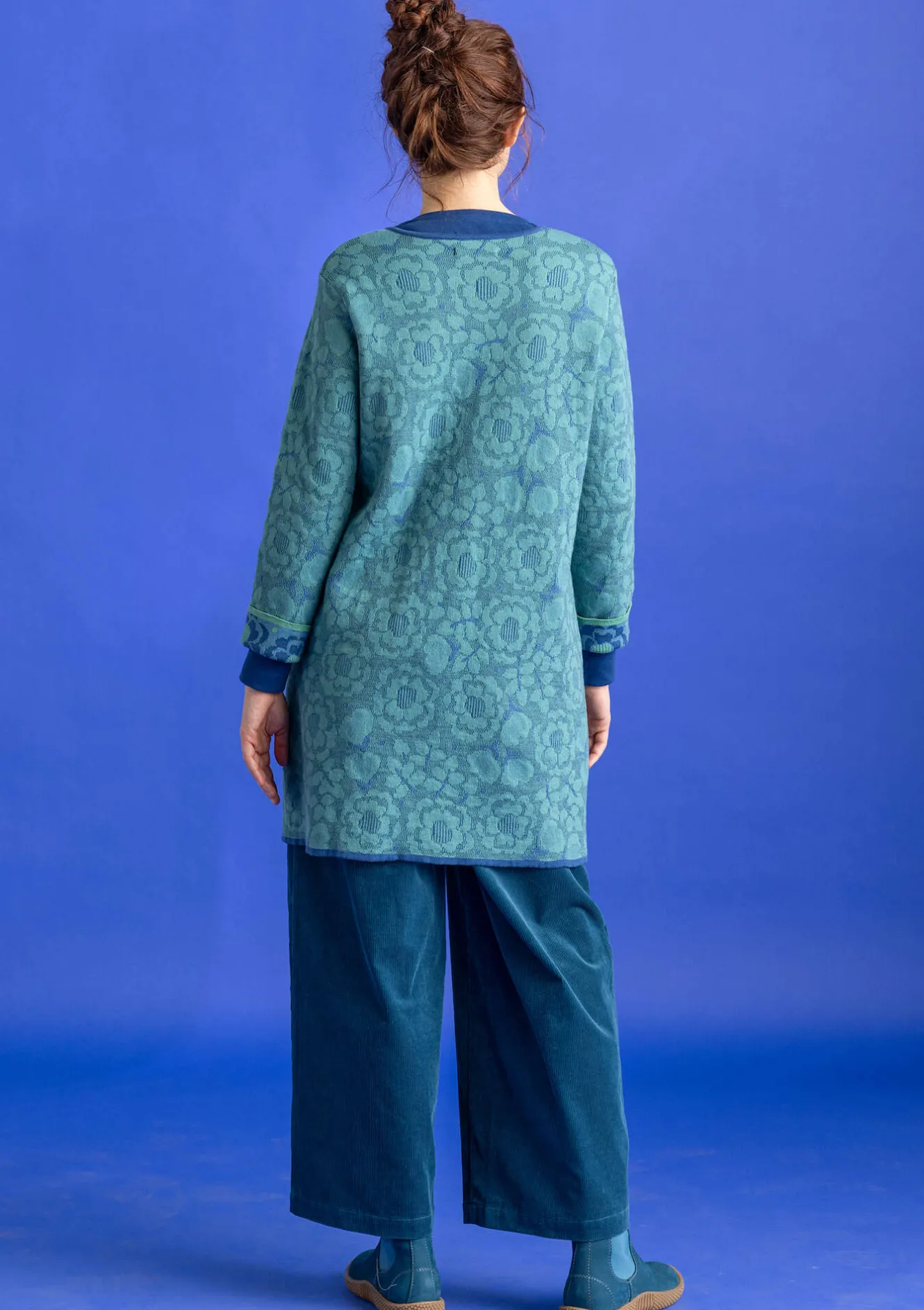 Gudrun Sjödén Langstrickjacke „Astrid“ aus Bio-/Recycling-Baumwolle