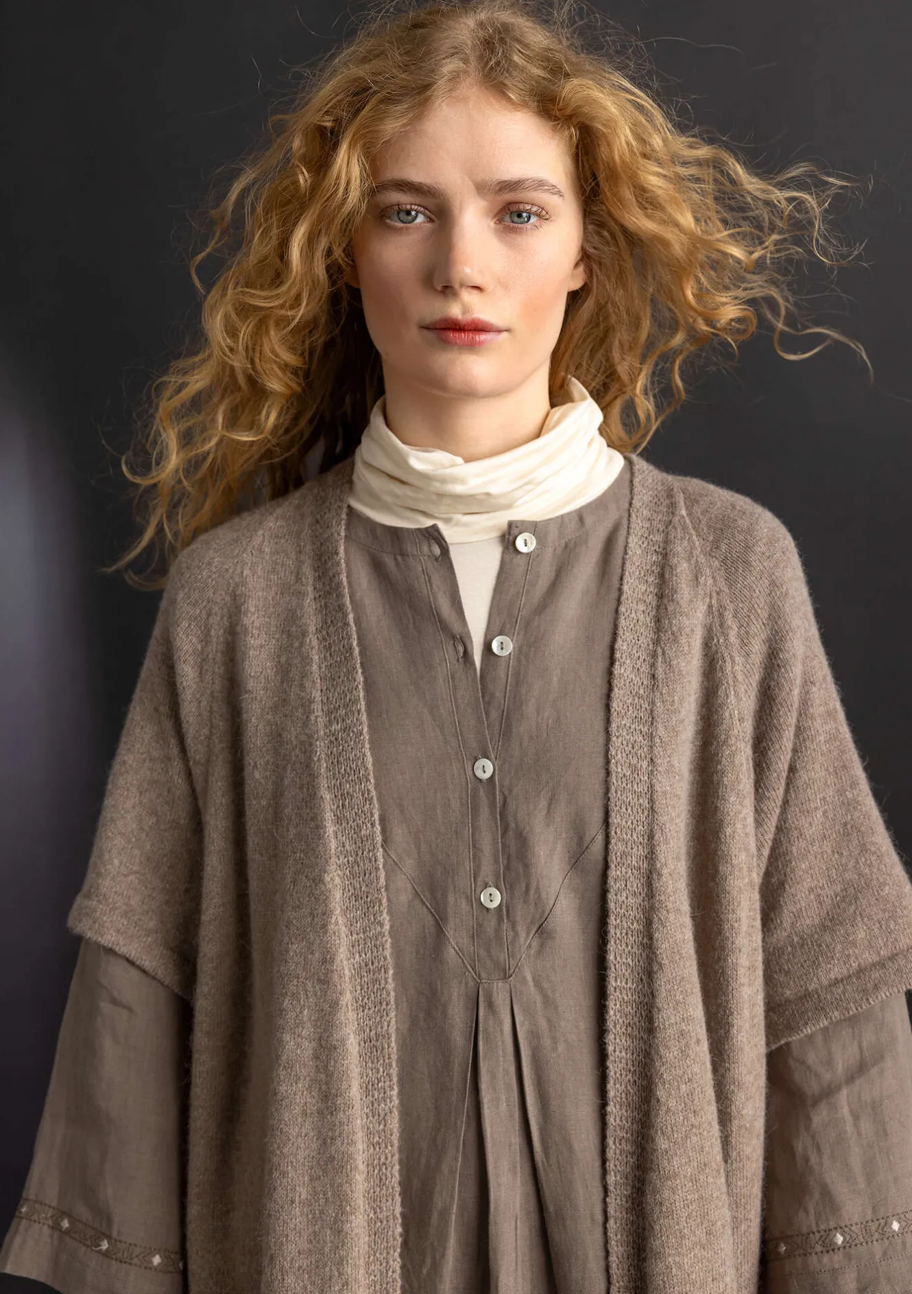 Gudrun Sjödén Langstrickjacke aus Alpakagemisch