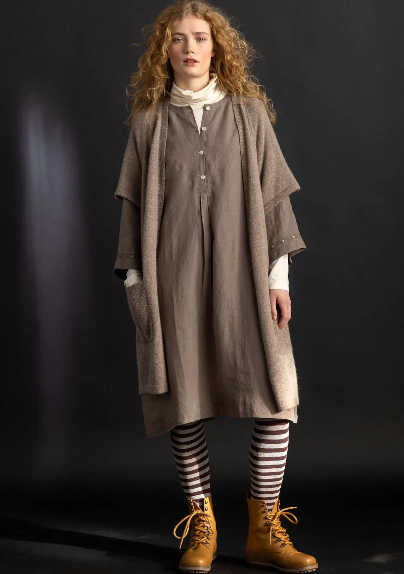 Gudrun Sjödén Langstrickjacke aus Alpakagemisch