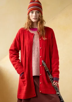 Gudrun Sjödén Langstrickjacke „Capella“ aus Lammwolle