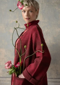 Gudrun Sjödén Langstrickjacke „Eckerö“ aus Space-Dye-Wolle