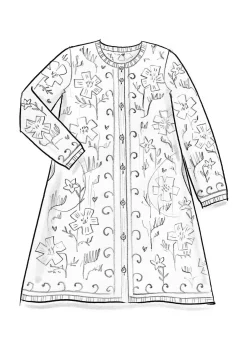 Gudrun Sjödén Langstrickjacke „Gnistra“ aus Bio- und Recycling-Baumwolle/Alpakawollgemisch