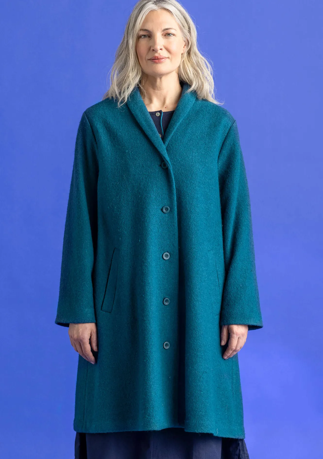 Gudrun Sjödén Mantel aus Wollgemisch