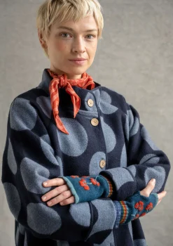 Gudrun Sjödén Mantel „Stone“ aus Wollmischgewebe