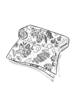 Gudrun Sjödén Meterware „Fruits“ aus Bio-Baumwolle