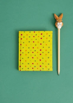 Gudrun Sjödén Notizbuch „Kavya“ aus Papier mit stoffbezogenem Einband