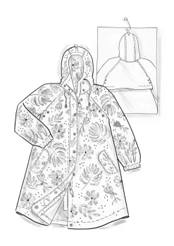 Gudrun Sjödén Regenjacke „Hedda“ aus Bio-Baumwollgewebe