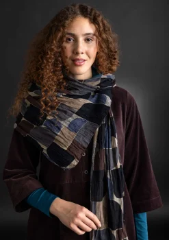 Gudrun Sjödén Schal „Hedda“ aus Bio-Baumwolle